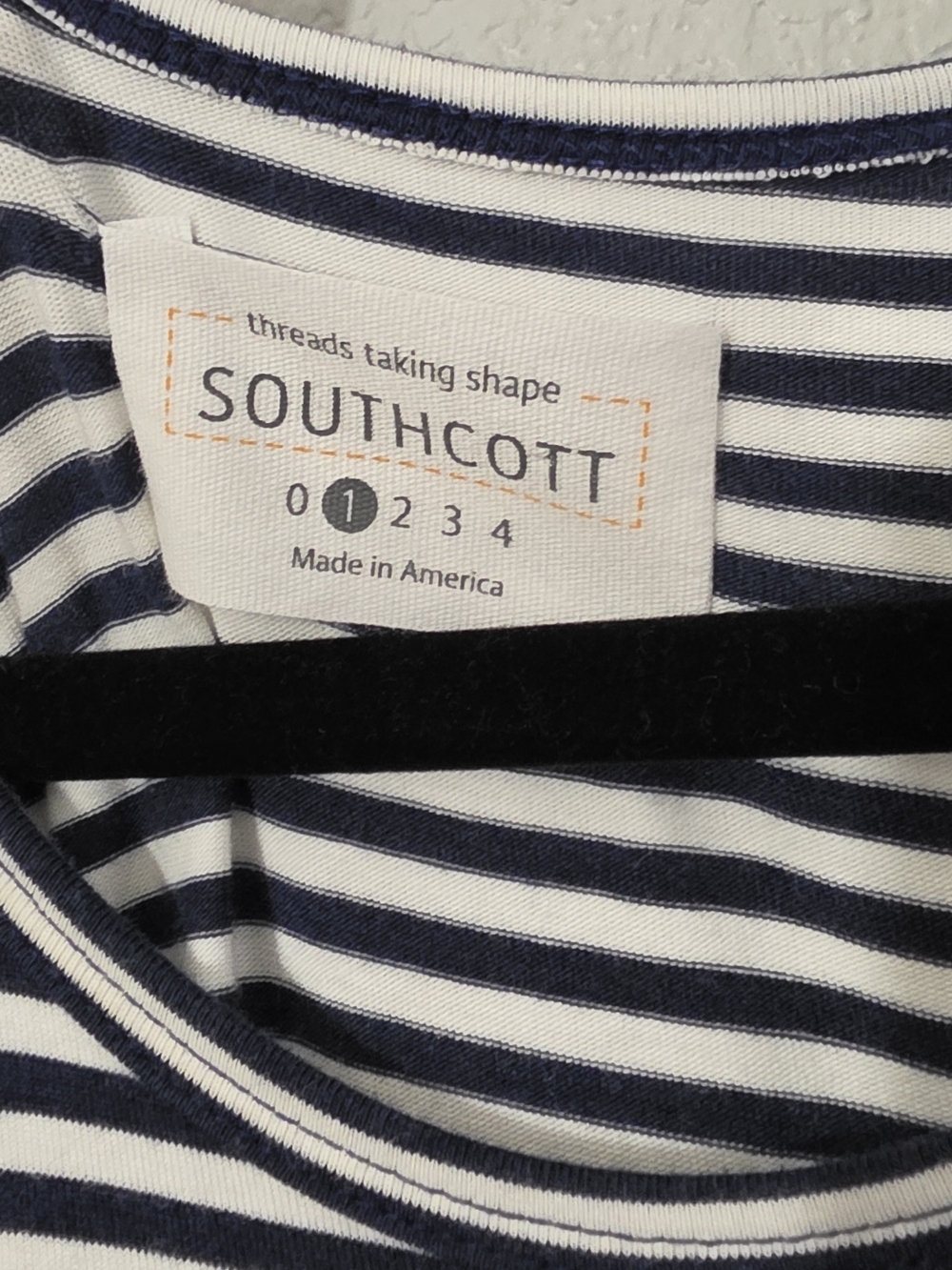 Southcott Bamboo Racerback Striped Maxi Dress Navy & White Womens Small - Picture 4 of 8